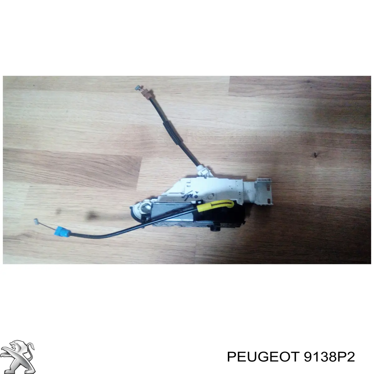 9138P2 Peugeot/Citroen cerradura de puerta de batientes, trasera derecha