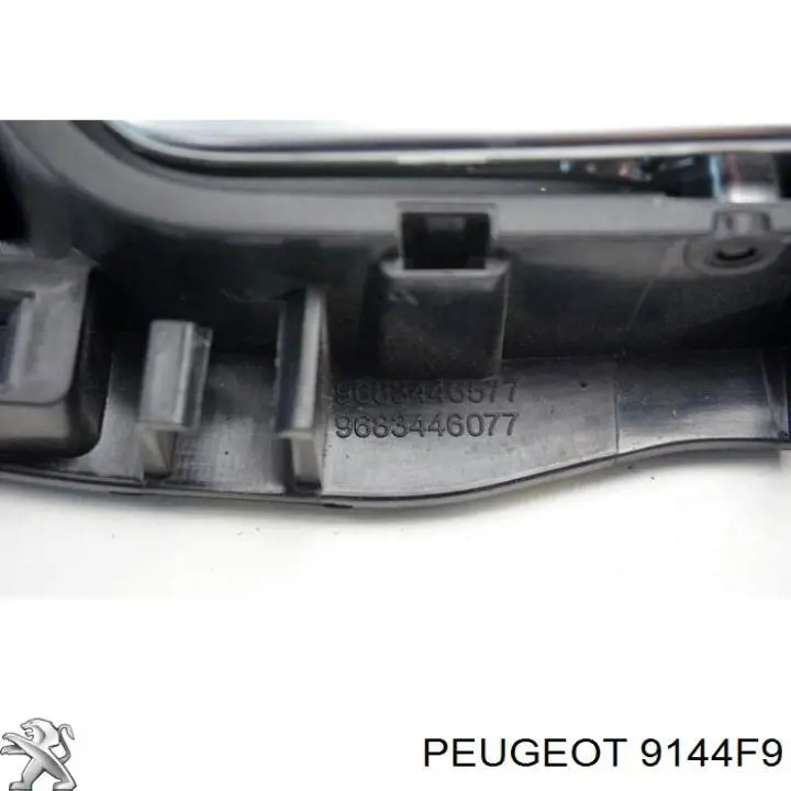 Manecilla de puerta, equipamiento habitáculo, delantera derecha para Peugeot 3008 