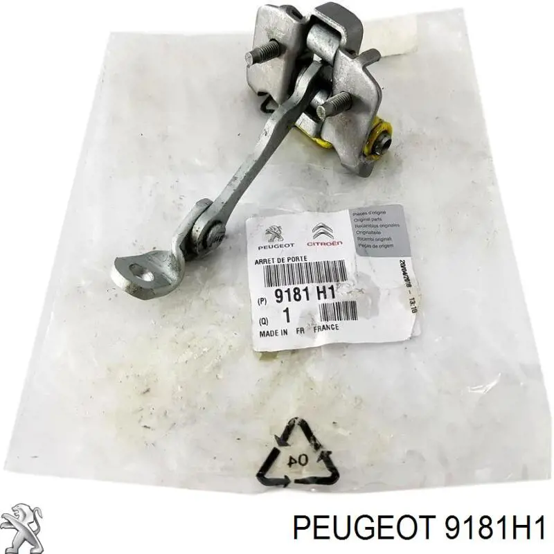 Limitador de apertura de puerta delantera Peugeot/Citroen 9181H1 precio, desde 24,94 EUR