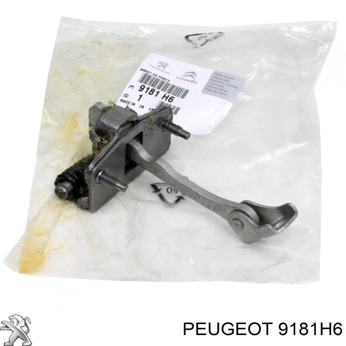 Comprar 9181H6 Peugeot/Citroen Limitador de apertura de puerta delantera