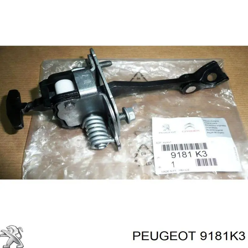 Limitador de apertura de puerta delantera Peugeot/Citroen 9181K3 precio, desde 15,71 EUR