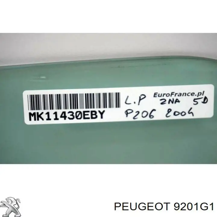 Comprar 9201G1 Peugeot/Citroen Luna delantera derecha