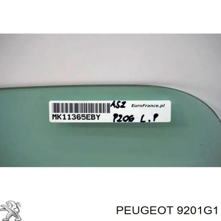Vidrio de puerta del conductor Peugeot/Citroen 9201G1 precio, desde 34,48 EUR