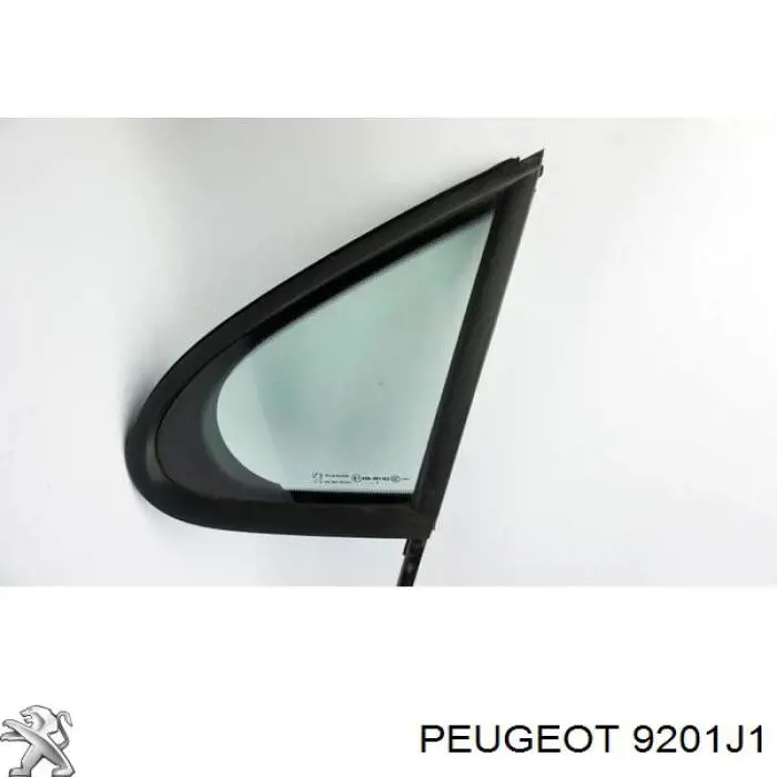 Ventana De Vidrio Puerta Delantera Izquierda para Peugeot 207 (WK)