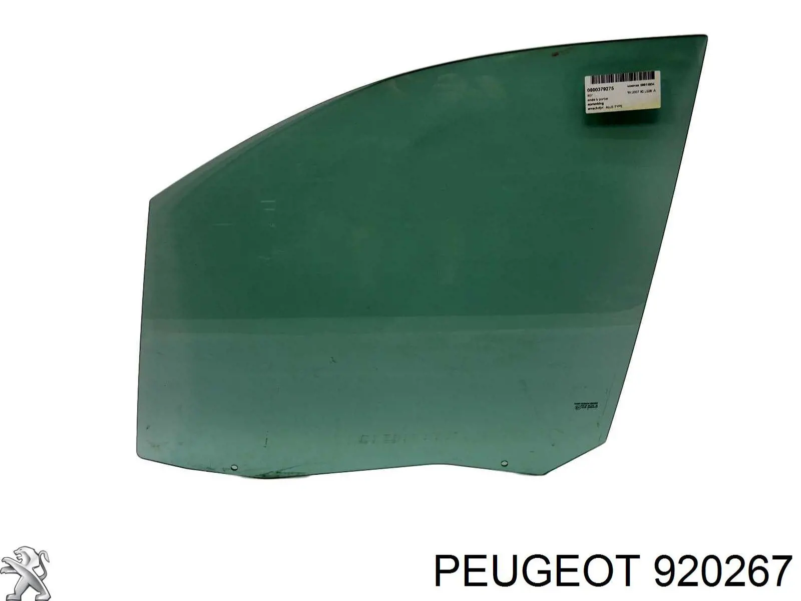 Cristal de puerta delantera derecha Peugeot/Citroen 920267 precio, desde 51,48 EUR
