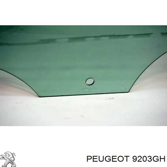 9203AQ Peugeot/Citroen luna de puerta trasera izquierda