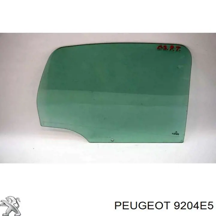 9204E5 Peugeot/Citroen luna de puerta trasera derecha