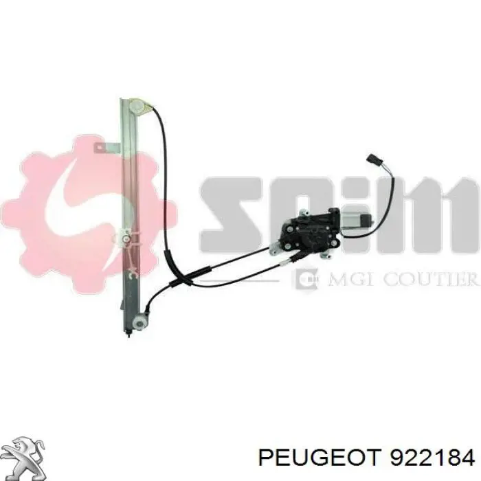 Comprar 922184 Peugeot/Citroen Mecanismo de elevalunas delantero izquierdo