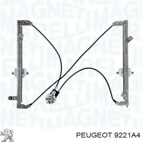 Comprar 9221A4 Peugeot/Citroen Mecanismo de elevalunas delantero izquierdo