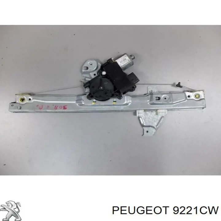 9221CW Peugeot/Citroen mecanismo de elevalunas, puerta delantera izquierda