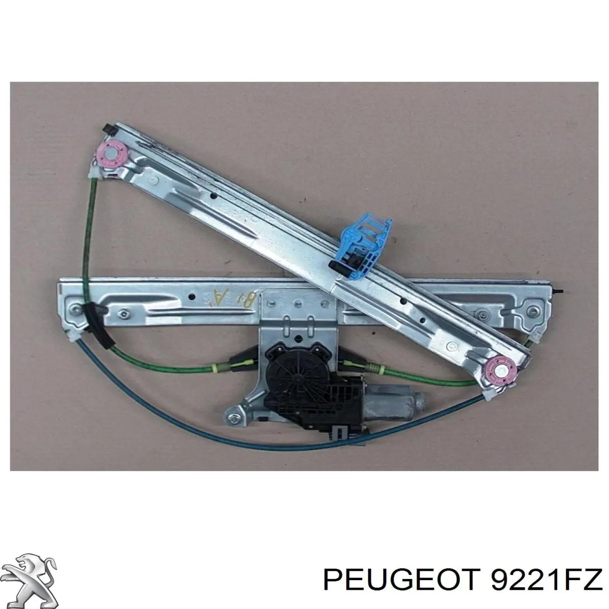 00009221FZ Peugeot/Citroen mecanismo de elevalunas, puerta delantera izquierda