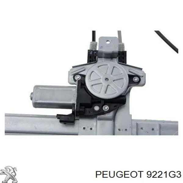 9221G3 Peugeot/Citroen mecanismo de elevalunas, puerta delantera izquierda