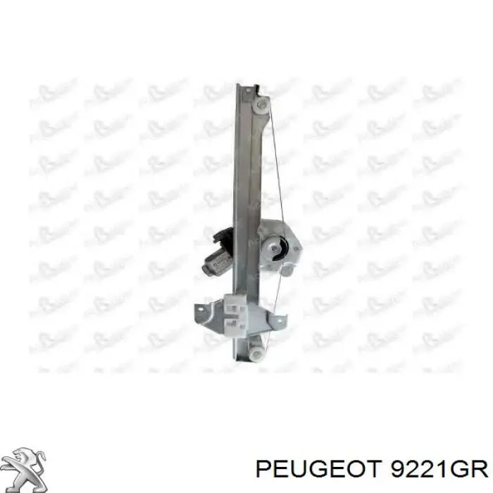 00009221GR Peugeot/Citroen mecanismo de elevalunas, puerta delantera izquierda