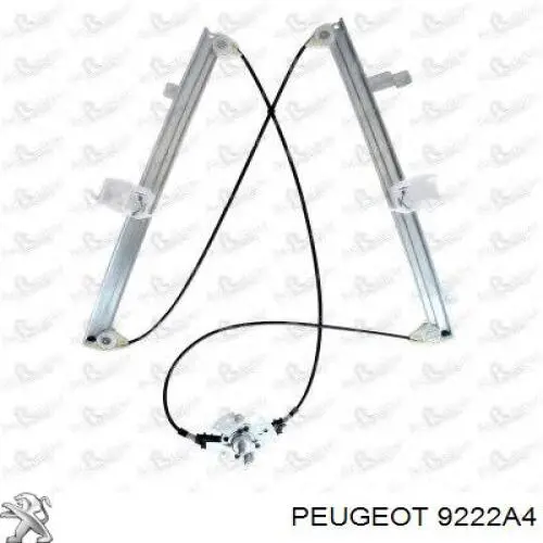 Mecanismo de elevalunas delantero derecha 9222A4 Peugeot/Citroen