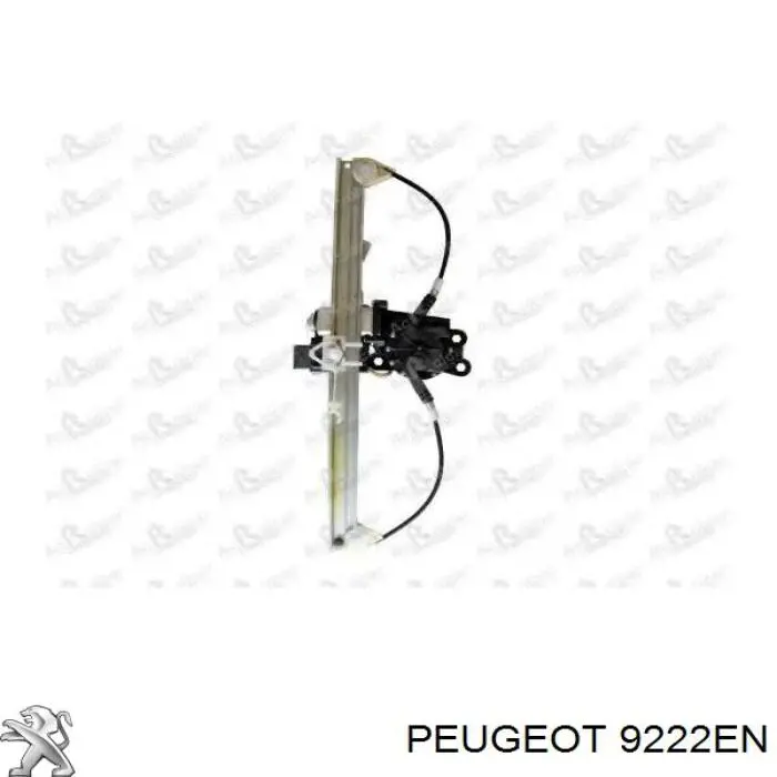 9222EN Peugeot/Citroen mecanismo de elevalunas, puerta delantera derecha