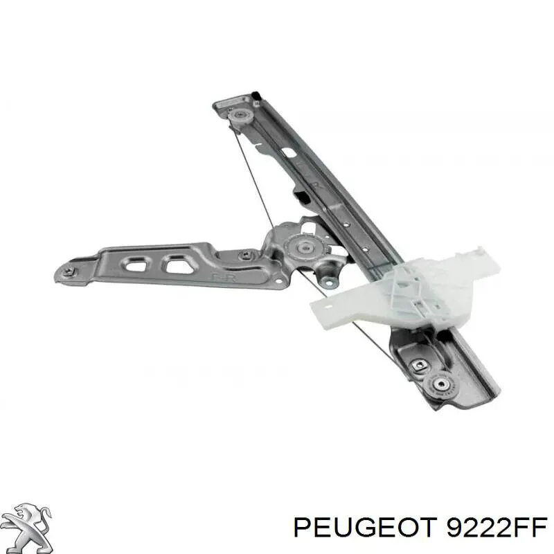9222FF Peugeot/Citroen Mecanismo levanta, puerta delantera derecha