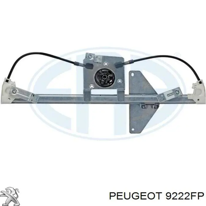 9222FP Peugeot/Citroen mecanismo de elevalunas, puerta delantera derecha