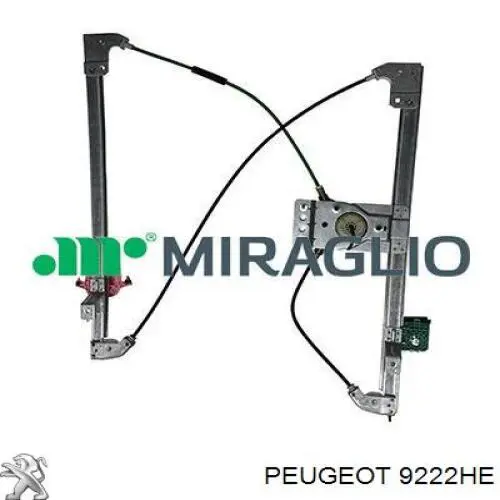 Mecanismo de elevalunas, puerta delantera derecha Peugeot Expert VF