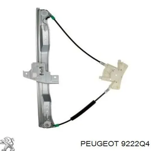 Mecanismo de elevalunas, puerta delantera derecha para Peugeot 407 (6D)