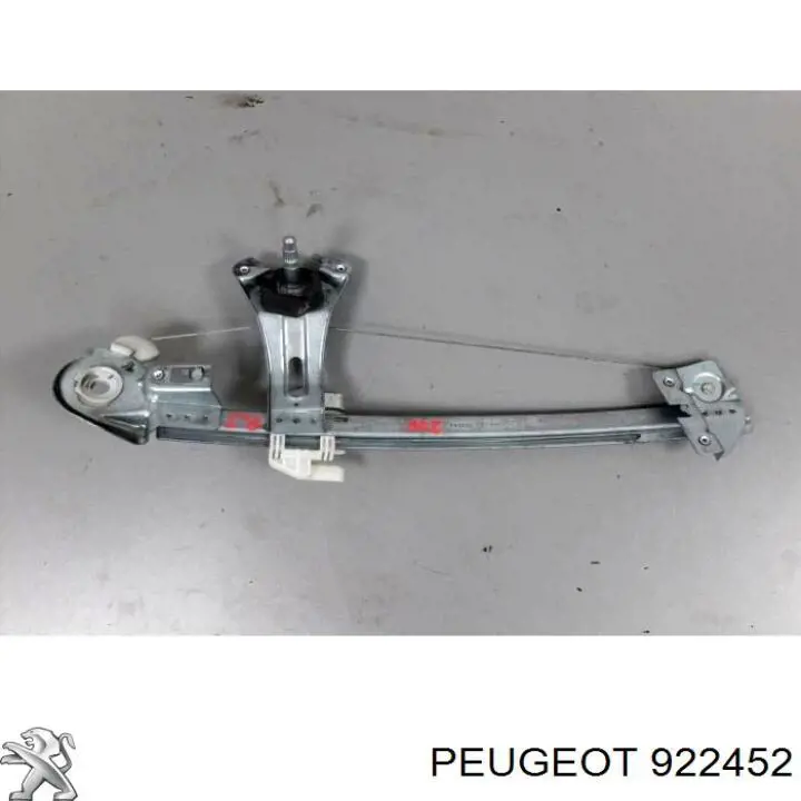 Mecanismo alzacristales, puerta trasera derecha para Peugeot 206 (2D)