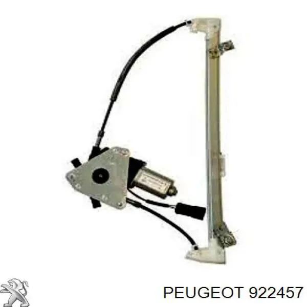Mecanismo de elevalunas de la puerta trasera derecha Peugeot/Citroen 922457 precio, desde 42,41 EUR
