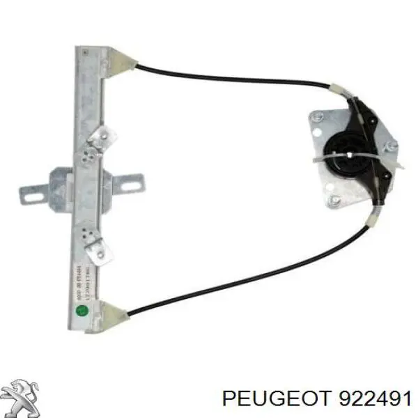Mecanismo de elevalunas de la puerta trasera derecha Peugeot/Citroen 922491 precio, desde 41,91 EUR