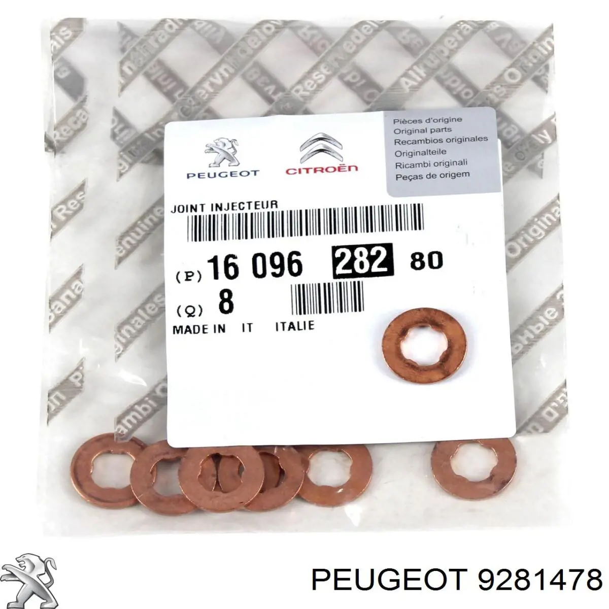 Racor de retorno de inyector Peugeot/Citroen 9281478 precio, desde 7,45 EUR