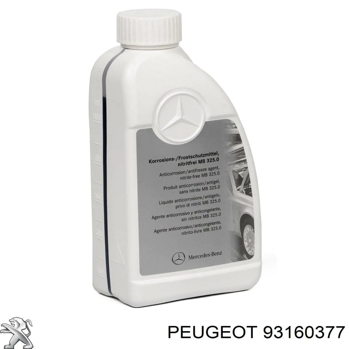 Anticongelante  Peugeot/Citroen 93160377