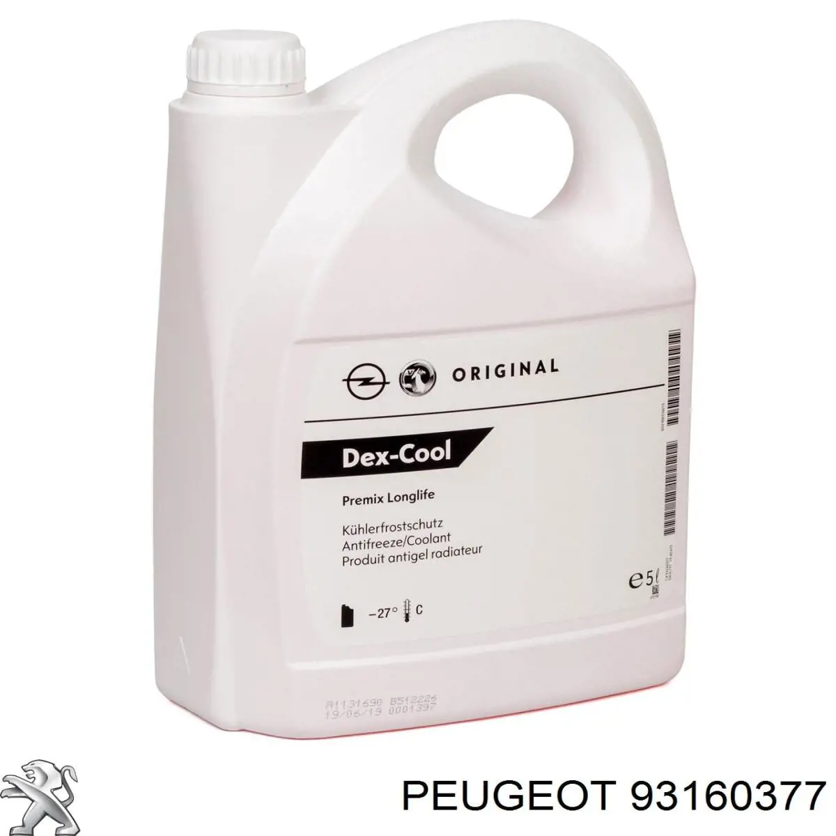 Comprar 93160377 Peugeot/Citroen Liquido anticongelante 