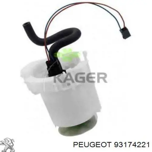 Unidad de alimentación de combustible 93174221 Peugeot/Citroen