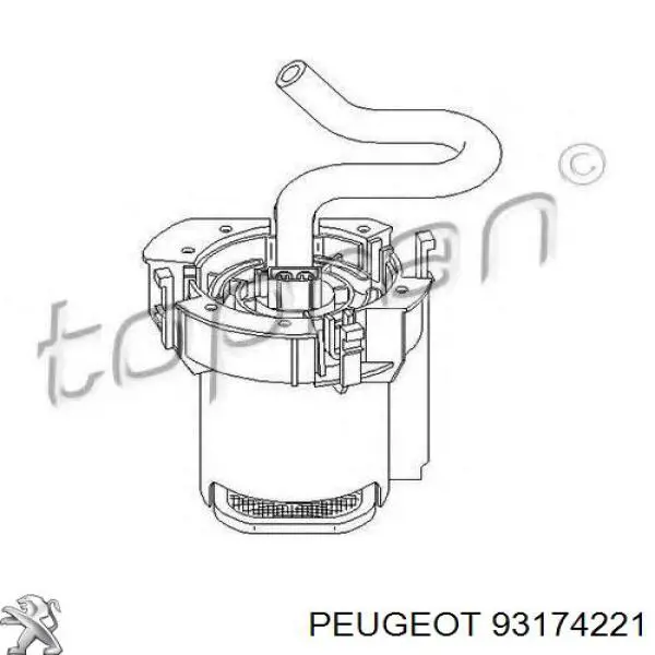 93174221 Peugeot/Citroen Unidad de alimentación de combustible