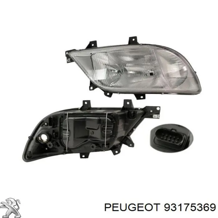 Faro derecho Opel Zafira F75