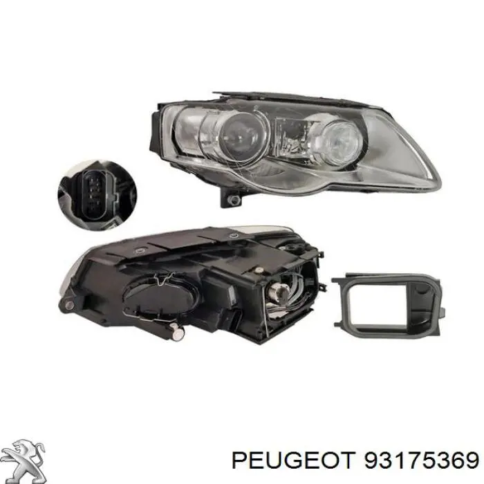 Faro derecho Opel Zafira F75