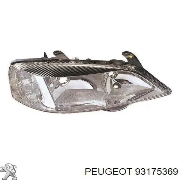 Faro derecho Opel Zafira F75