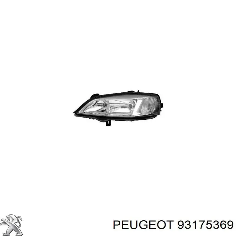 Faro derecho Opel Zafira F75
