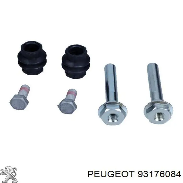 93176084 Peugeot/Citroen pinza de freno trasera izquierda