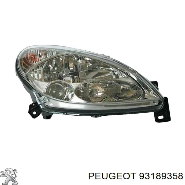 93189358 Peugeot/Citroen faro derecho