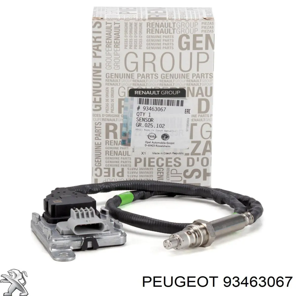 Comprar 93463067 Peugeot/Citroen Sensor de óxidos de nitrógeno NOx