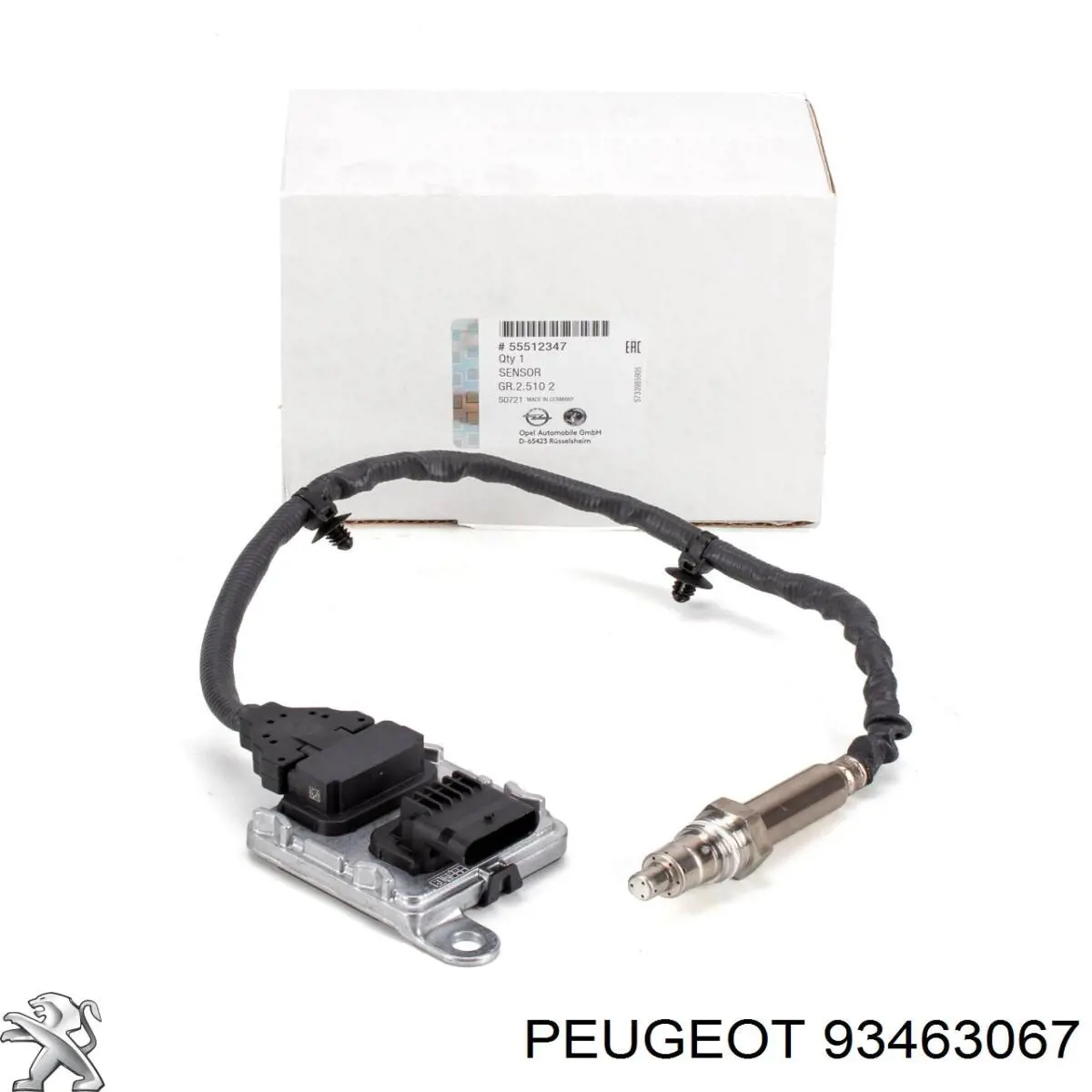 Sensor de óxidos de nitrógeno NOx 93463067 Peugeot/Citroen