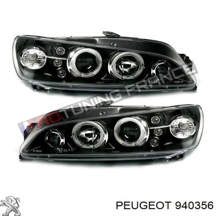 Guardabarros delanteros 940356 Peugeot/Citroen