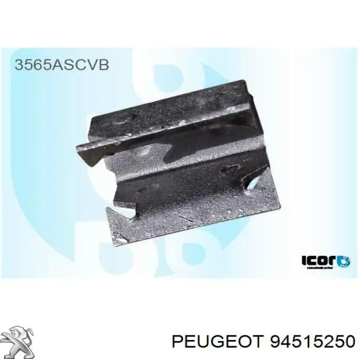 94515250 Peugeot/Citroen clips de fijación, faldilla guardabarro