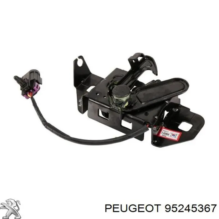 95245367 Peugeot/Citroen soporte de guía para parachoques delantero, derecho