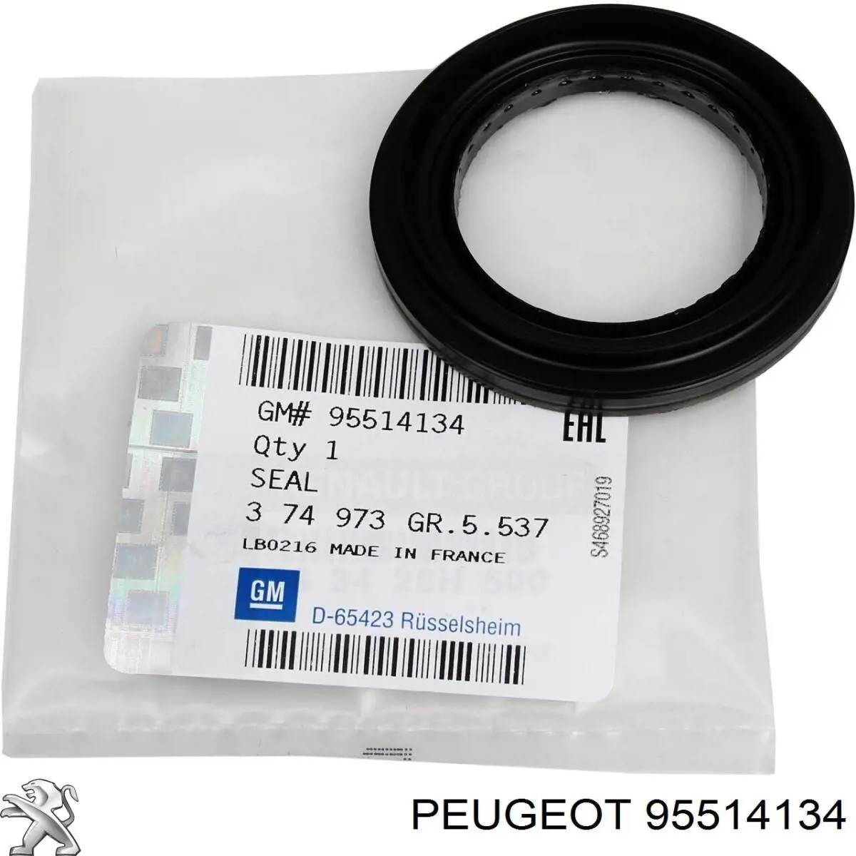 95514134 Peugeot/Citroen Retén del semieje delantero izquierdo