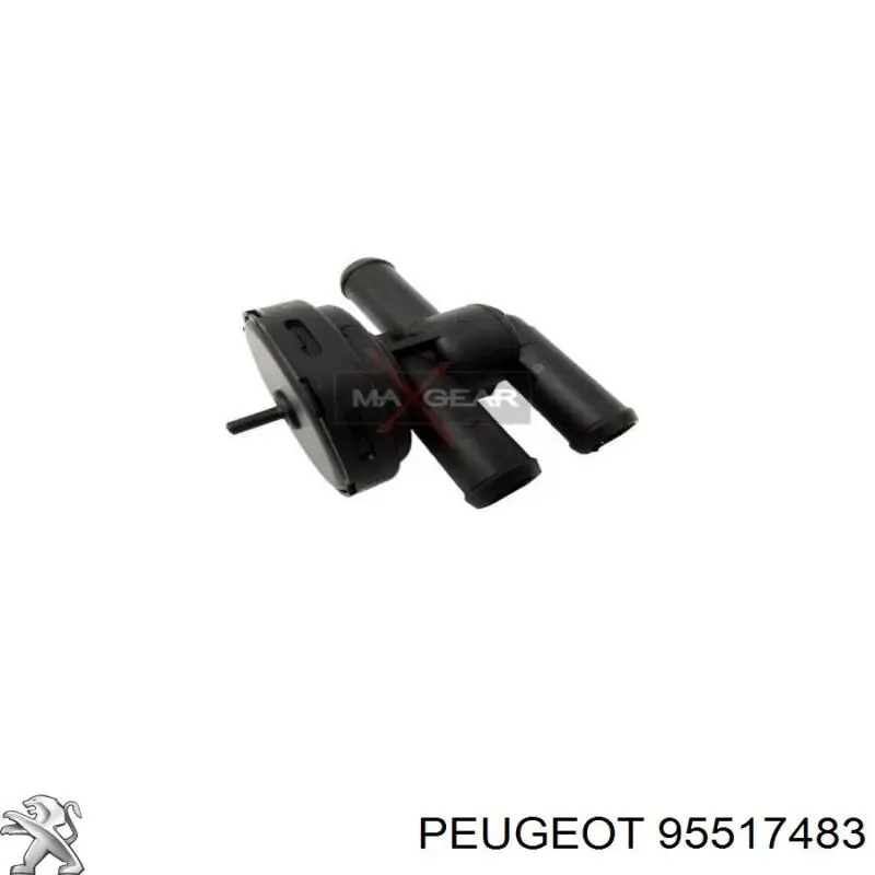 95517483 Peugeot/Citroen Válvula de control de líquido refrigerante