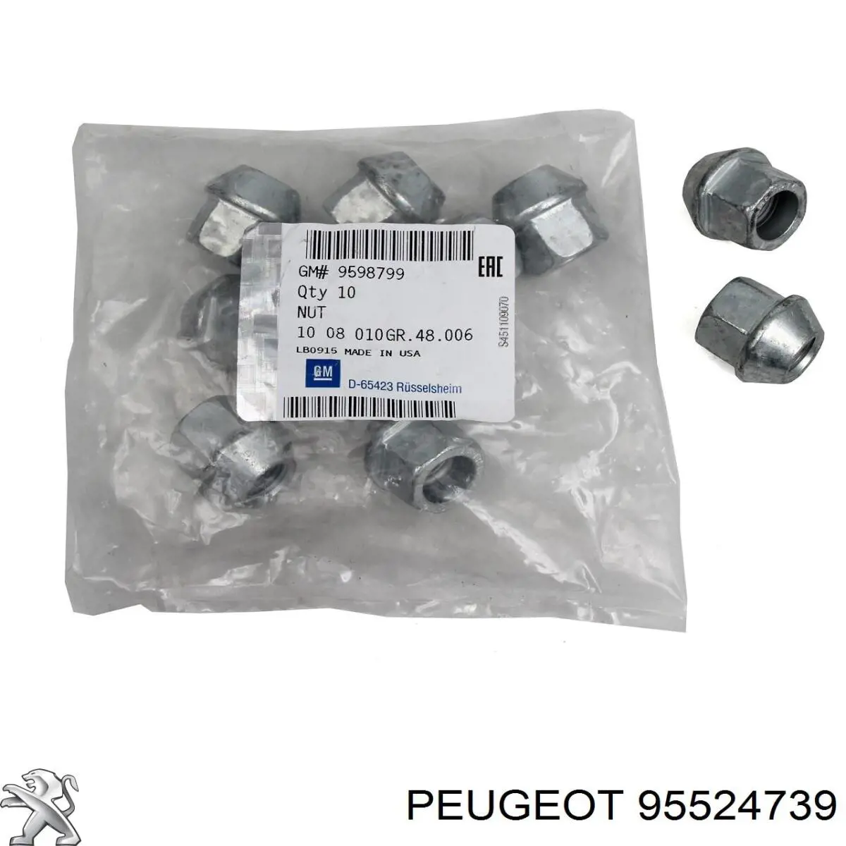 Comprar 95524739 Peugeot/Citroen Bomba de agua para motor