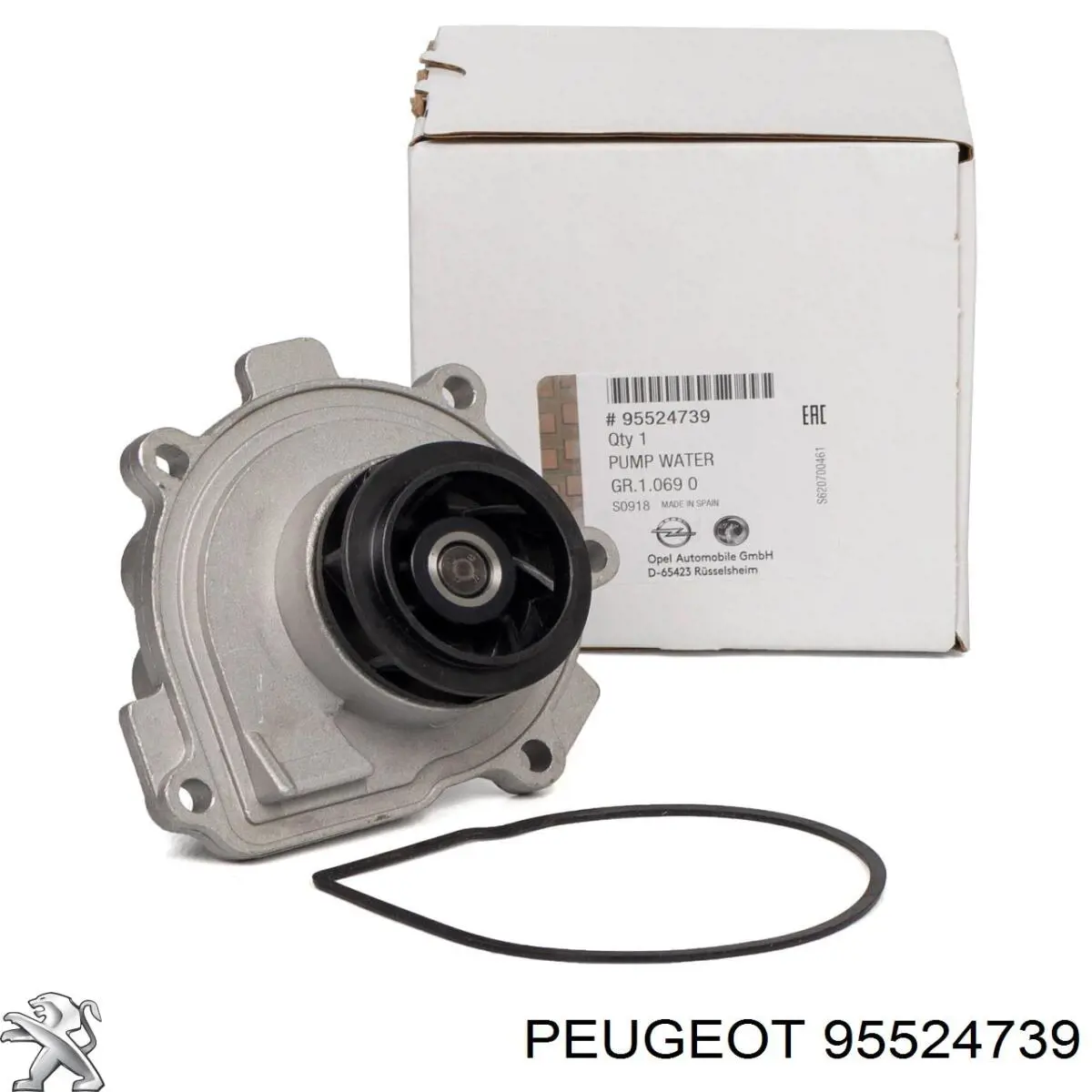 Bomba de agua 95524739 Peugeot/Citroen