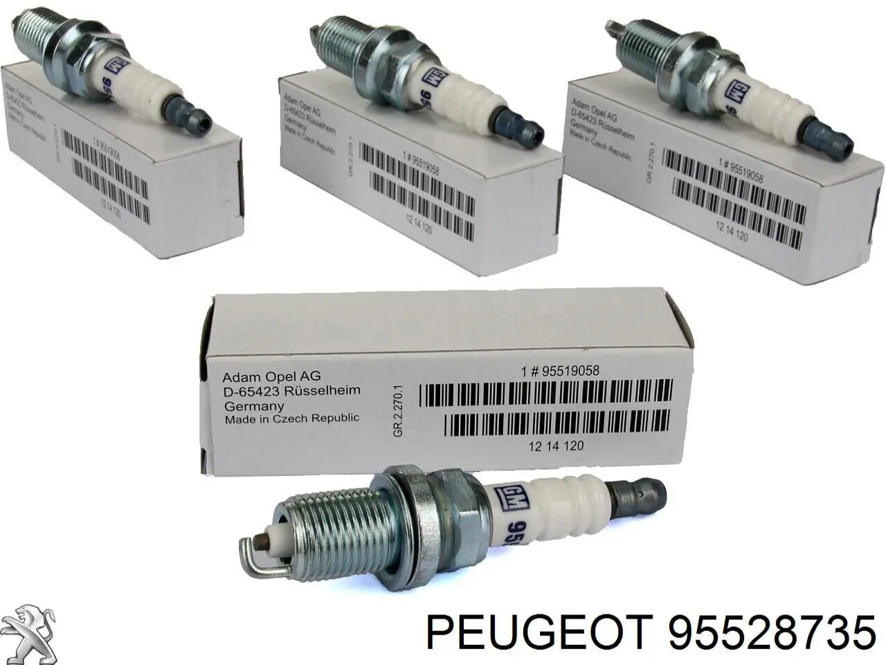 Bujías Peugeot/Citroen 95528735 precio, desde 15,35 EUR