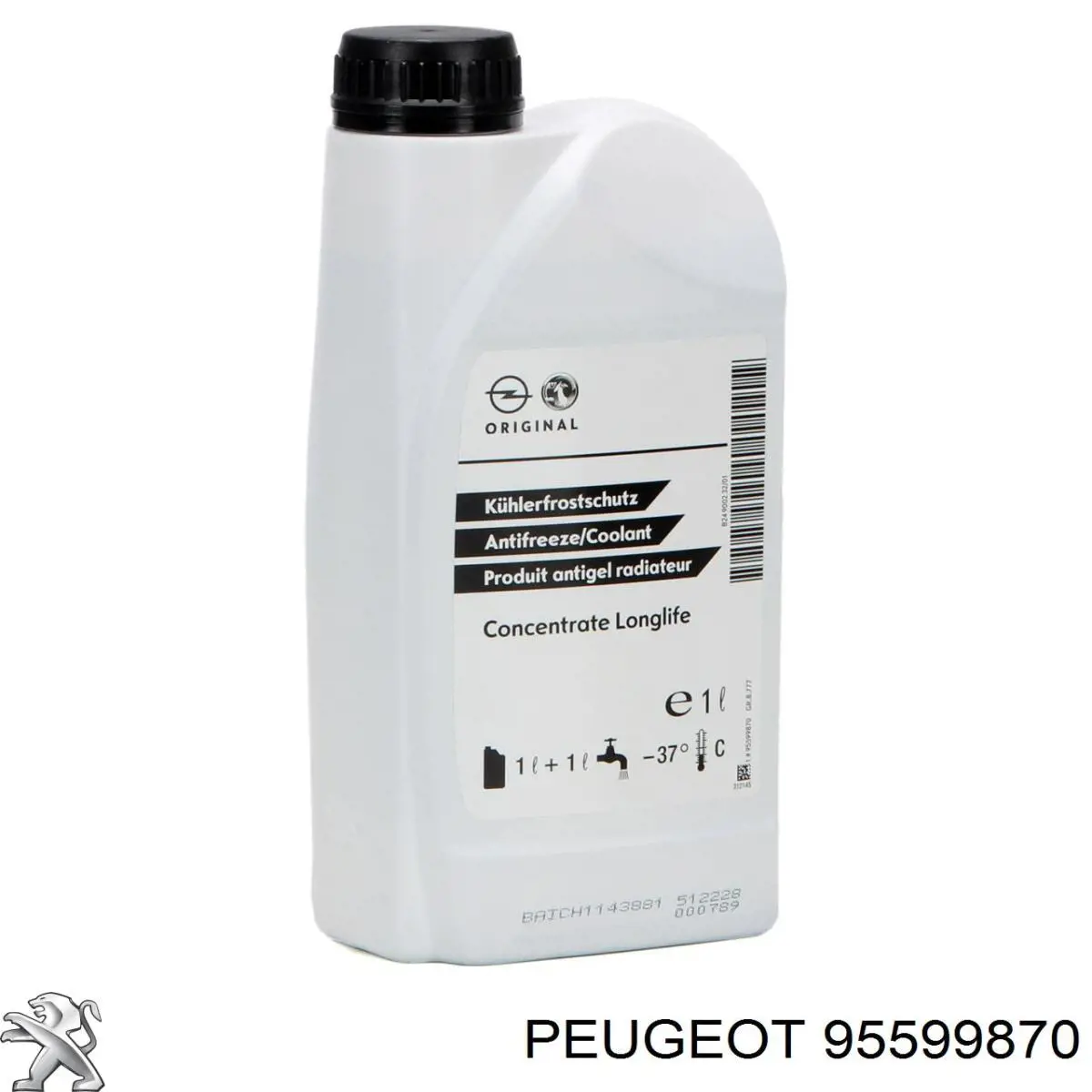 Comprar 95599870 Peugeot/Citroen Liquido anticongelante 