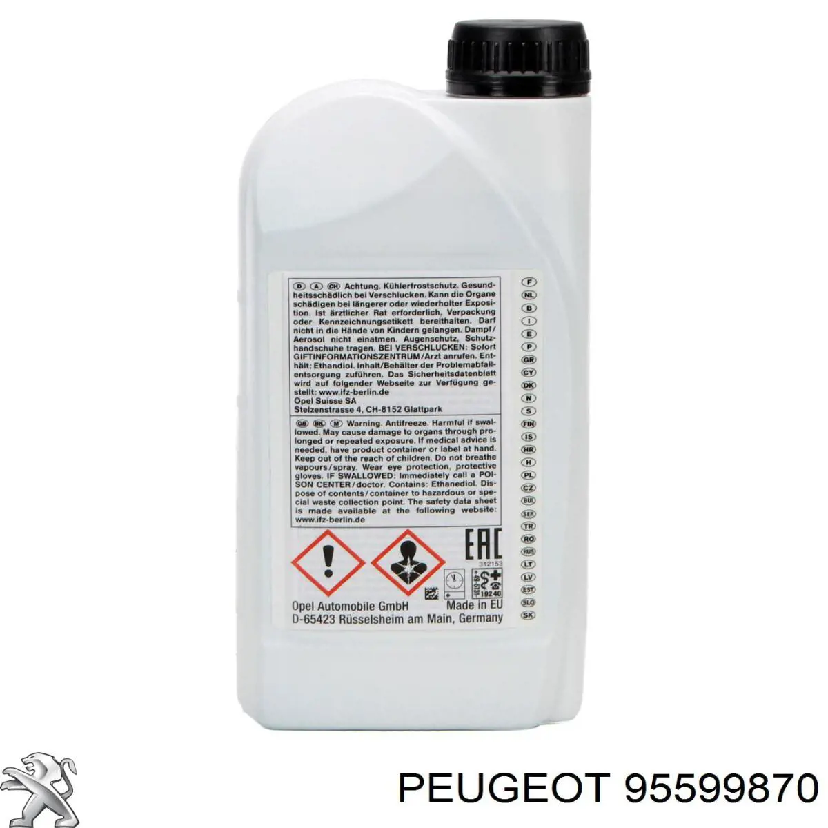 Líquido anticongelante Peugeot/Citroen (95599870)
