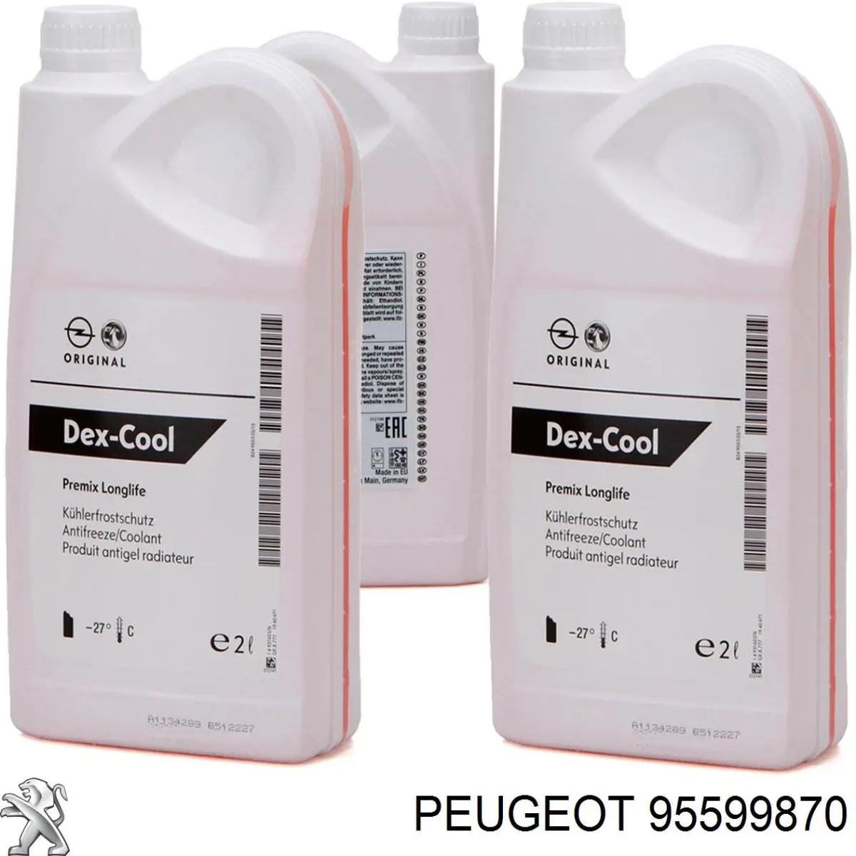 Liquido refrigerante 95599870 Peugeot/Citroen